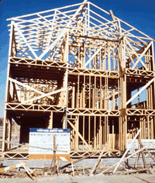Typical lightweight truss construction