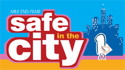 Safe in the City logo.