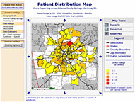 Patient Distribution Map