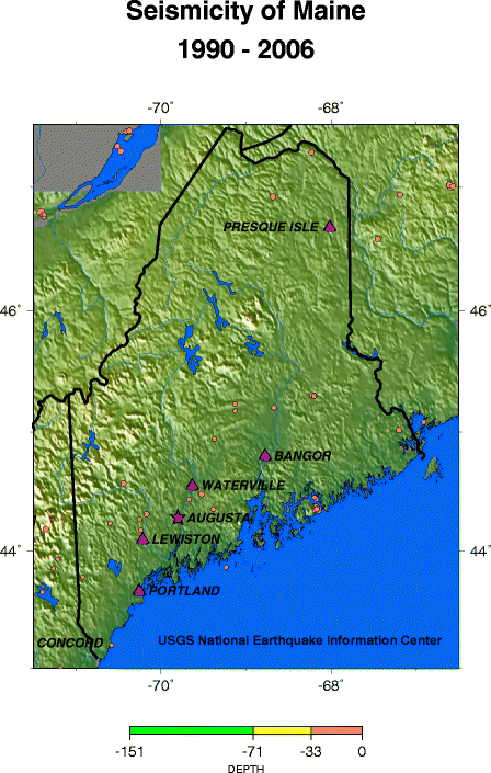 Seismicity of Maine