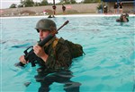 WATER SURVIVAL TRAINING - Click for high resolution Photo