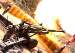 HOWITZER PRACTICE - Click for high resolution Photo