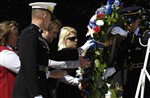 WREATH LAYING CEREMONY - Click for high resolution Photo