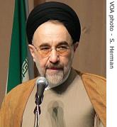 Former Iranian President Mohammad Khatami 