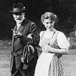 Sigmund and Anna Freud on holiday in
the Dolomites, Italy, 1913