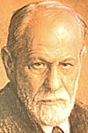 Drawing of Freud