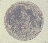 Moon at the end of the Imbrian Period, approx. 3.3 billion years ago