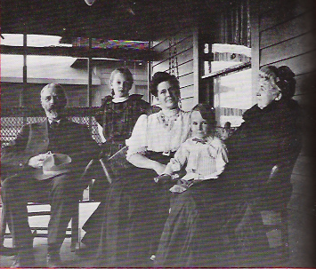 Smith family picture, Rhyolite, Nevada.