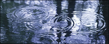 Photo: Circles in water