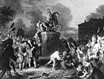 La Destruction de la Statue Royale a Nouvelle Yorck/Die Zerstorung der Konglichen Bild
Saule zu New Yorck.