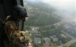 GUARD FIGHTS FIRES - Click for high resolution Photo