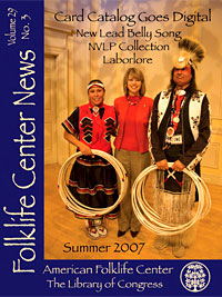 PDF View - Folklife Center News - Cover Summer 2007