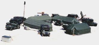 TES deployed and supporting Operation Iraqi Freedom (OIF), providing critical expertise In state-of-the-art imagery ground systems. (click to view larger image)