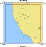 C-W3-98-CA location map of where navigation equipment operated