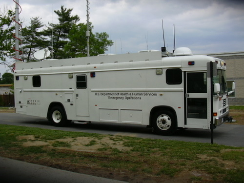 As part of the Pinnacle exercise, the HHS mobile command post was activated and moved to an alternate location. The mobile command post augmented communications during the exercise and provided a back-up facility in the event the alternate location lost power or connectivity.