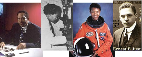 George Alcorn, Dorothy McLendon, Mae Jemison, Ernest E, Just