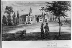 Near Pennsylvania Ave. and 7th St. At Washington City [showing First Unitarian Church.]