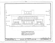 Ralph S. Baker House, South (Front) Elevation