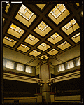 Unity Temple, View of Interior Ceiling