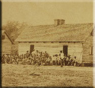 Slave quarters Smith's plantation, 1862