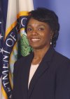 Color photo of Stephanie J. Monroe, Assistant Secretary for Civil Rights