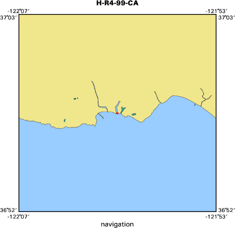 H-R4-99-CA map of where navigation equipment operated