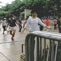 Victoria Park, tai chi early in the morning