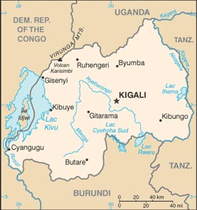 image: Map of Rwanda