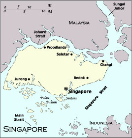 Map of Singapore