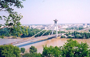 View of the Danube at Bratislava.  Photo by Lily Burkeen