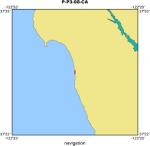 P-P3-98-CA location map of where navigation equipment operated