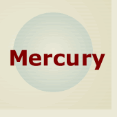 Mercury topic page image - the word Mercury