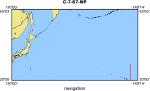 C-7-67-NP location map of where navigation equipment operated