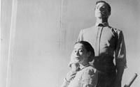 Martha Graham and Erick Hawkins in first performance of Appalachian Spring
