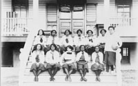 Student basketball players of the National Training School for Women and Girls, Washington D.C.