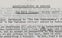Hume Cronyn to Bill Glassco, December 18, 1975