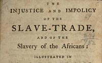 The Injustice and Impolicy of the Slave Trade and of the Slavery of Africans . . . A Sermon.
