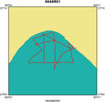 99ASR01 location map of where navigation equipment operated