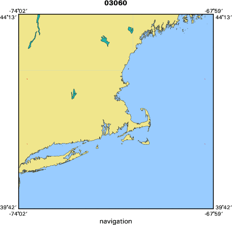 03060 map of where navigation equipment operated