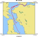 M-1-97-SF location map of where navigation equipment operated