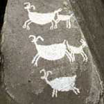 image of early native rock art