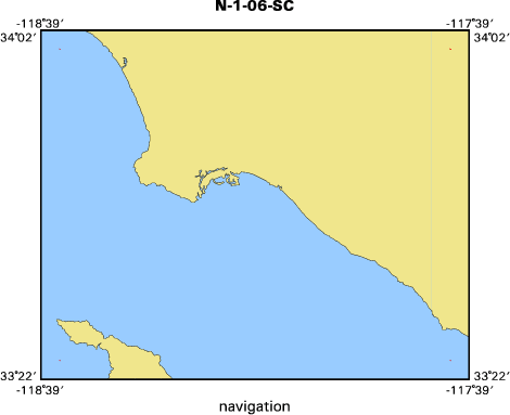 N-1-06-SC map of where navigation equipment operated