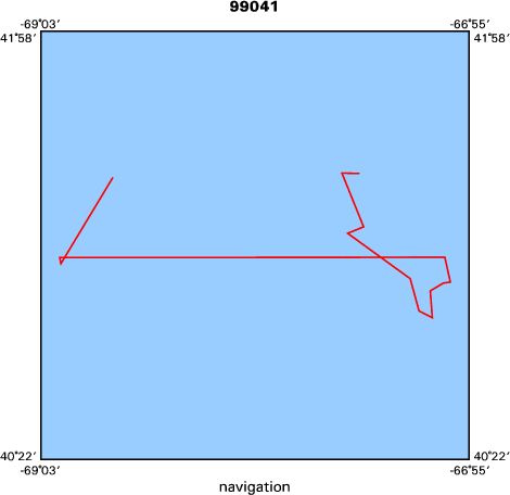 99041 map of where navigation equipment operated