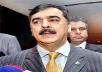 PM Gilani talking to media in Islamabad-Jan 09-2009