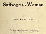 Suffrage for Women
