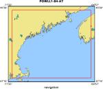 POWLL1-84-AT location map of where navigation equipment operated