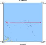 A-5-69-NP location map of where navigation equipment operated