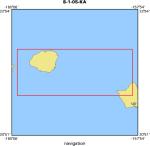 S-1-05-KA location map of where navigation equipment operated