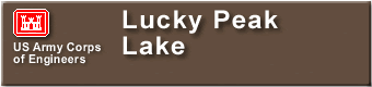  Lucky Peak Lake Sign 