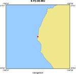 K-P2-96-MU location map of where navigation equipment operated